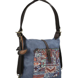 Cartera Textil Mujer Inti Hobo Azul Rockford