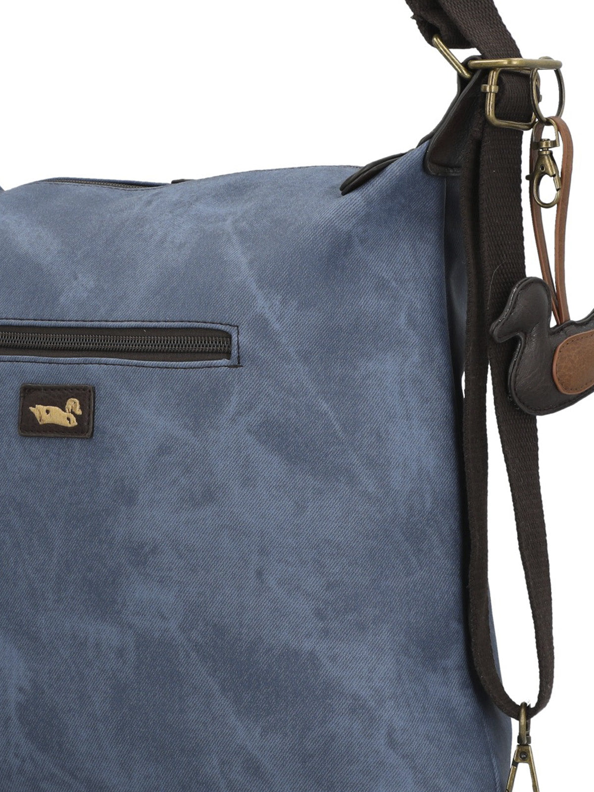 Cartera Textil Mujer Inti Hobo Azul Rockford