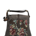 Cartera Textil Mujer Inti Hobo Chocolate Rockford