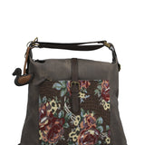 Cartera Textil Mujer Inti Hobo Chocolate Rockford