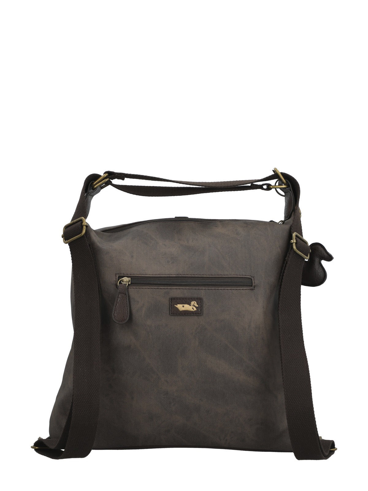 Cartera Textil Mujer Inti Hobo Chocolate Rockford