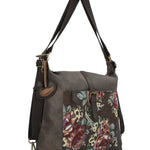 Cartera Textil Mujer Inti Hobo Chocolate Rockford