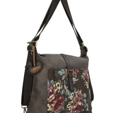 Cartera Textil Mujer Inti Hobo Chocolate Rockford