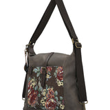 Cartera Textil Mujer Inti Hobo Chocolate Rockford