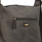 Cartera Textil Mujer Inti Hobo Chocolate Rockford