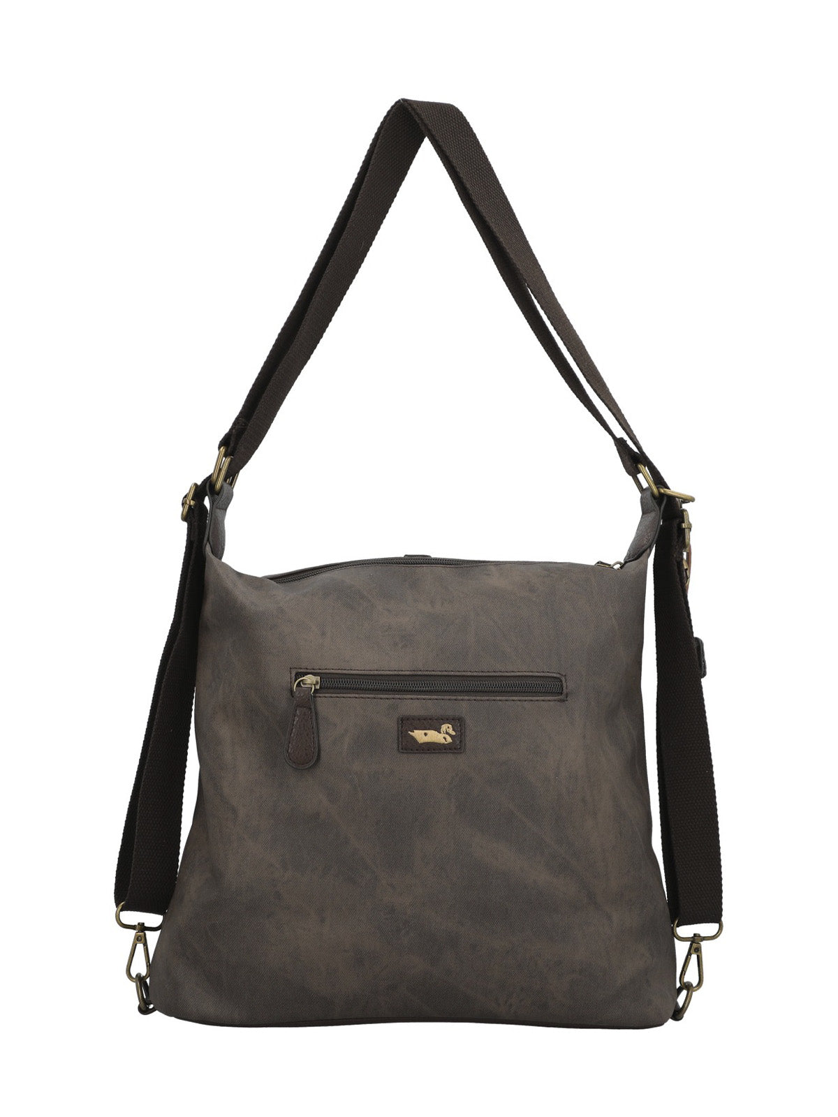 Cartera Textil Mujer Inti Hobo Chocolate Rockford