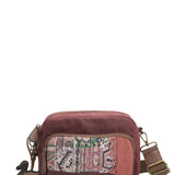 Mochila Textil Mujer Kaur Cross Burdeo Rockford