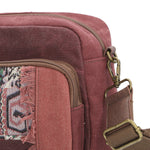 Mochila Textil Mujer Kaur Cross Burdeo Rockford