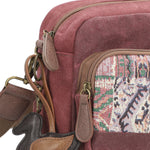 Mochila Textil Mujer Kaur Cross Burdeo Rockford