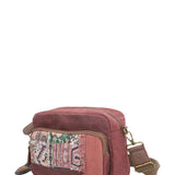 Mochila Textil Mujer Kaur Cross Burdeo Rockford