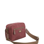 Mochila Textil Mujer Kaur Cross Burdeo Rockford