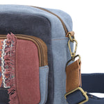 Cartera Textil Mujer Kaur Cross Azul Rockford
