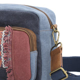 Cartera Textil Mujer Kaur Cross Azul Rockford