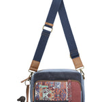 Cartera Textil Mujer Kaur Cross Azul Rockford