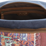 Cartera Textil Mujer Kaur Cross Azul Rockford