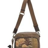 Cartera Textil Mujer Kaur Cross Chocolate Rockford