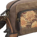 Cartera Textil Mujer Kaur Cross Chocolate Rockford