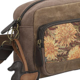 Cartera Textil Mujer Kaur Cross Chocolate Rockford