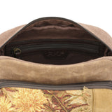 Cartera Textil Mujer Kaur Cross Chocolate Rockford