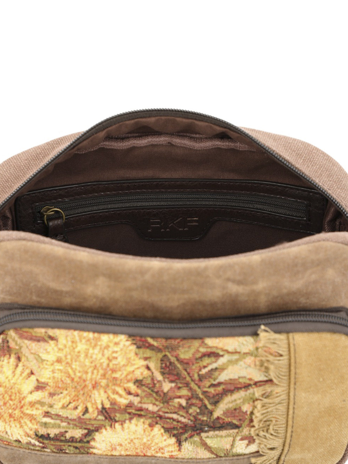 Cartera Textil Mujer Kaur Cross Chocolate Rockford