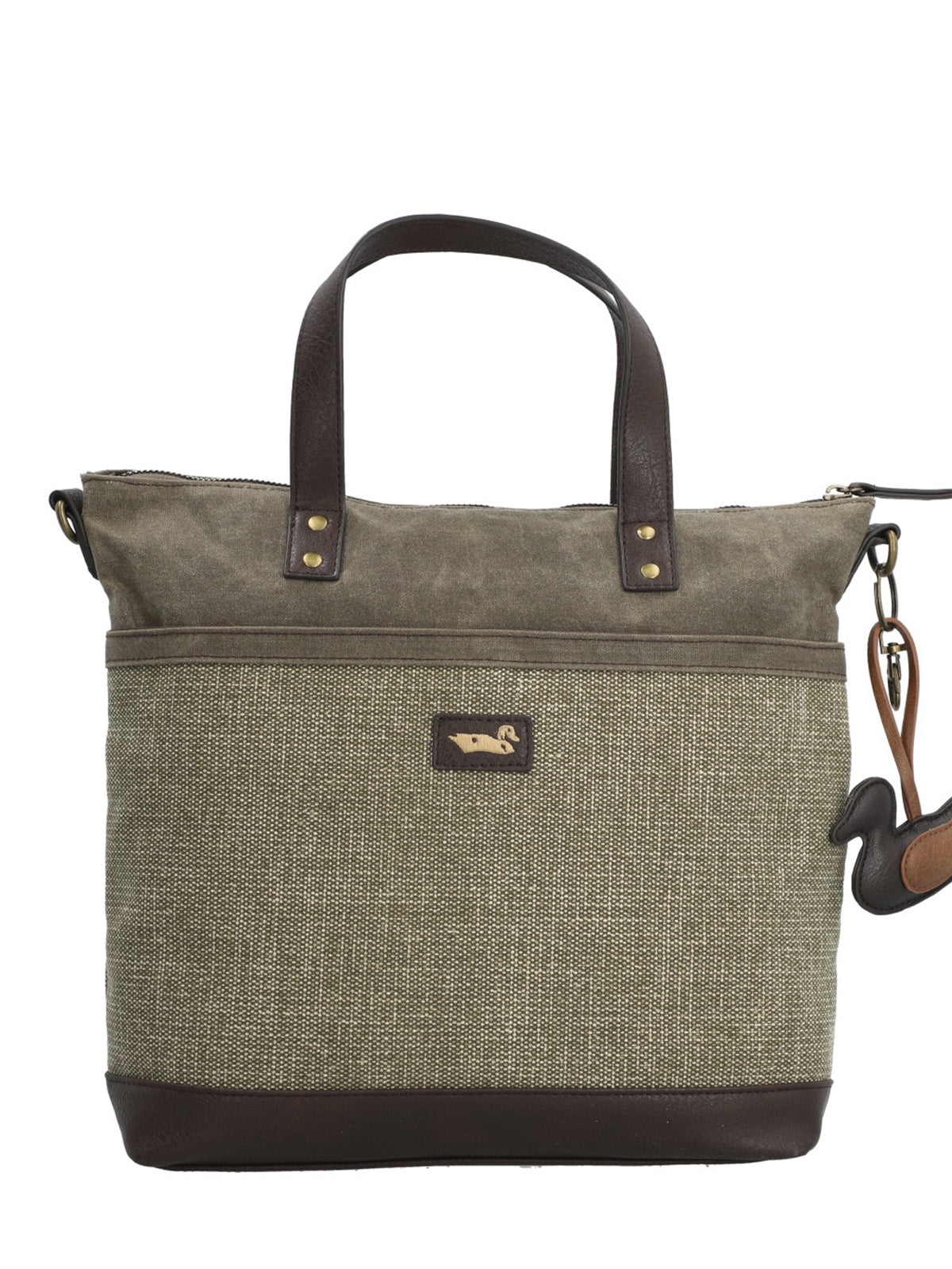 Cartera Textil Mujer Qori Tote Taupe Rockford