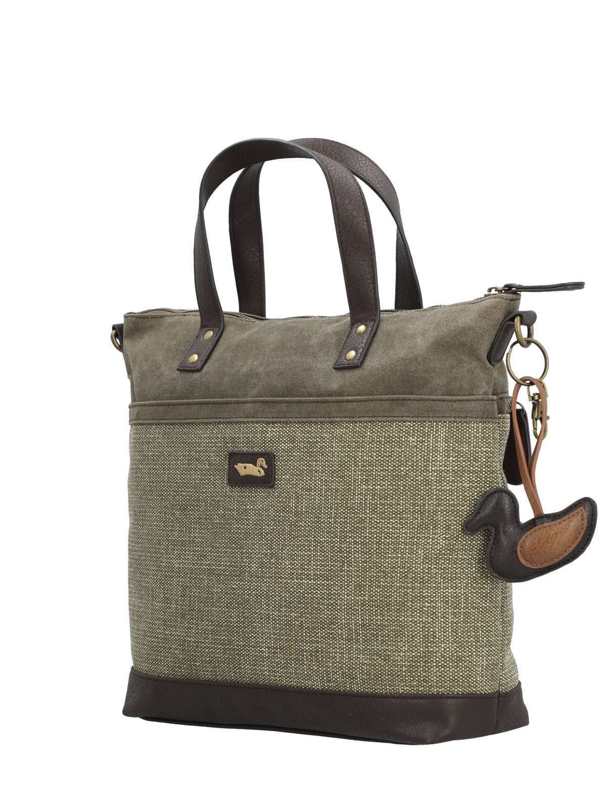 Cartera Textil Mujer Qori Tote Taupe Rockford