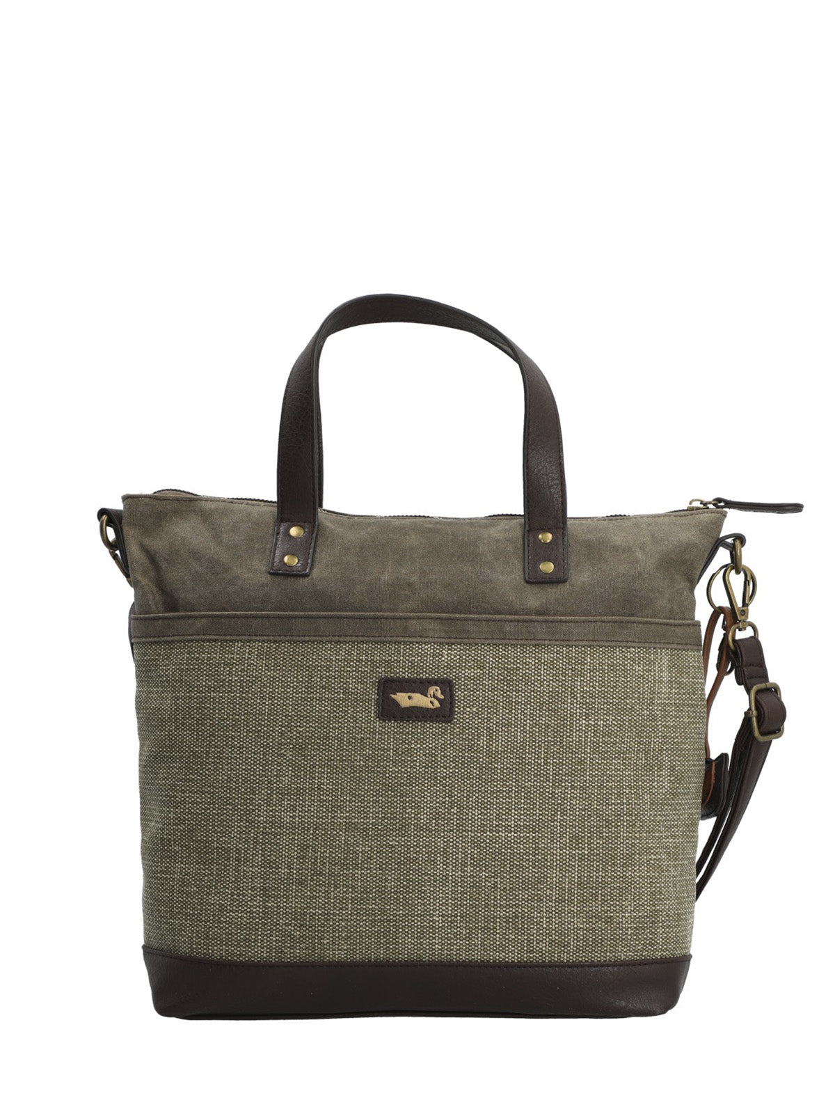 Cartera Textil Mujer Qori Tote Taupe Rockford