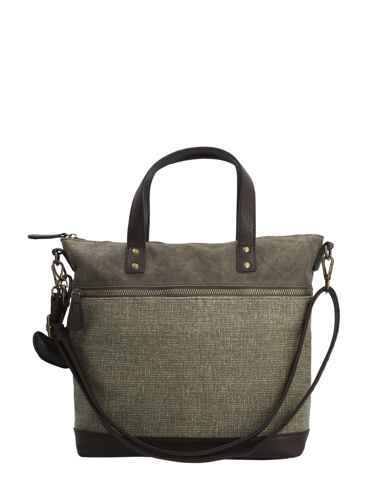 Cartera Textil Mujer Qori Tote Taupe Rockford