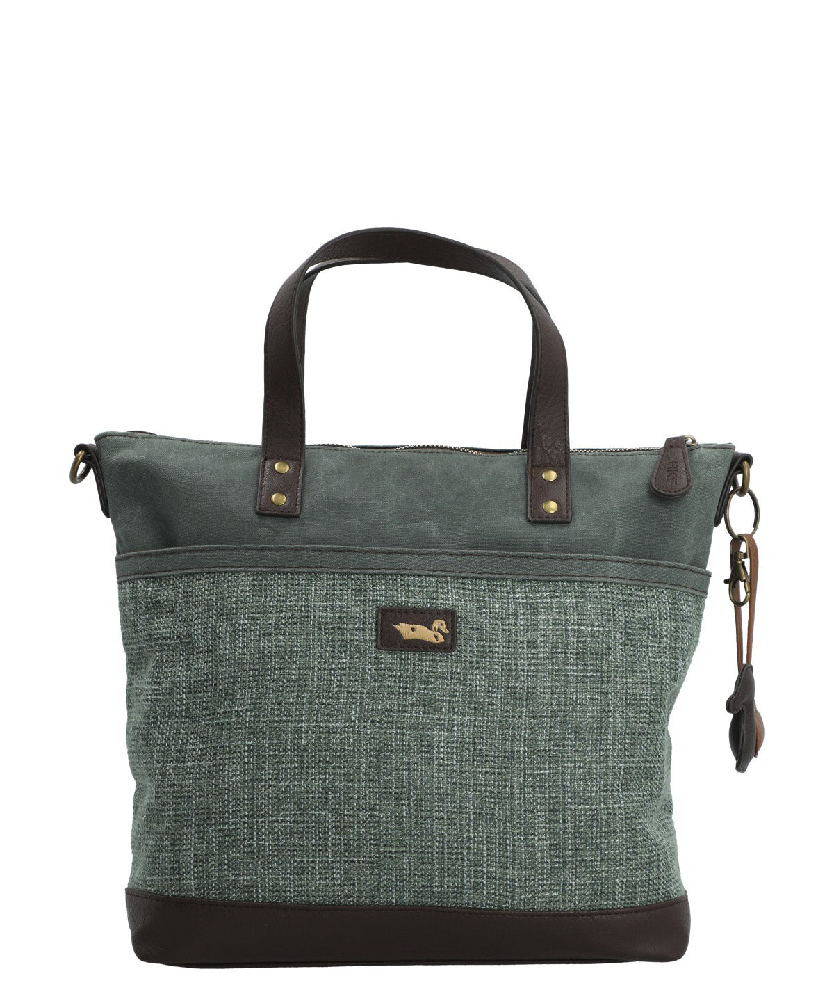 Cartera Textil Mujer Qori Tote Verde Rockford