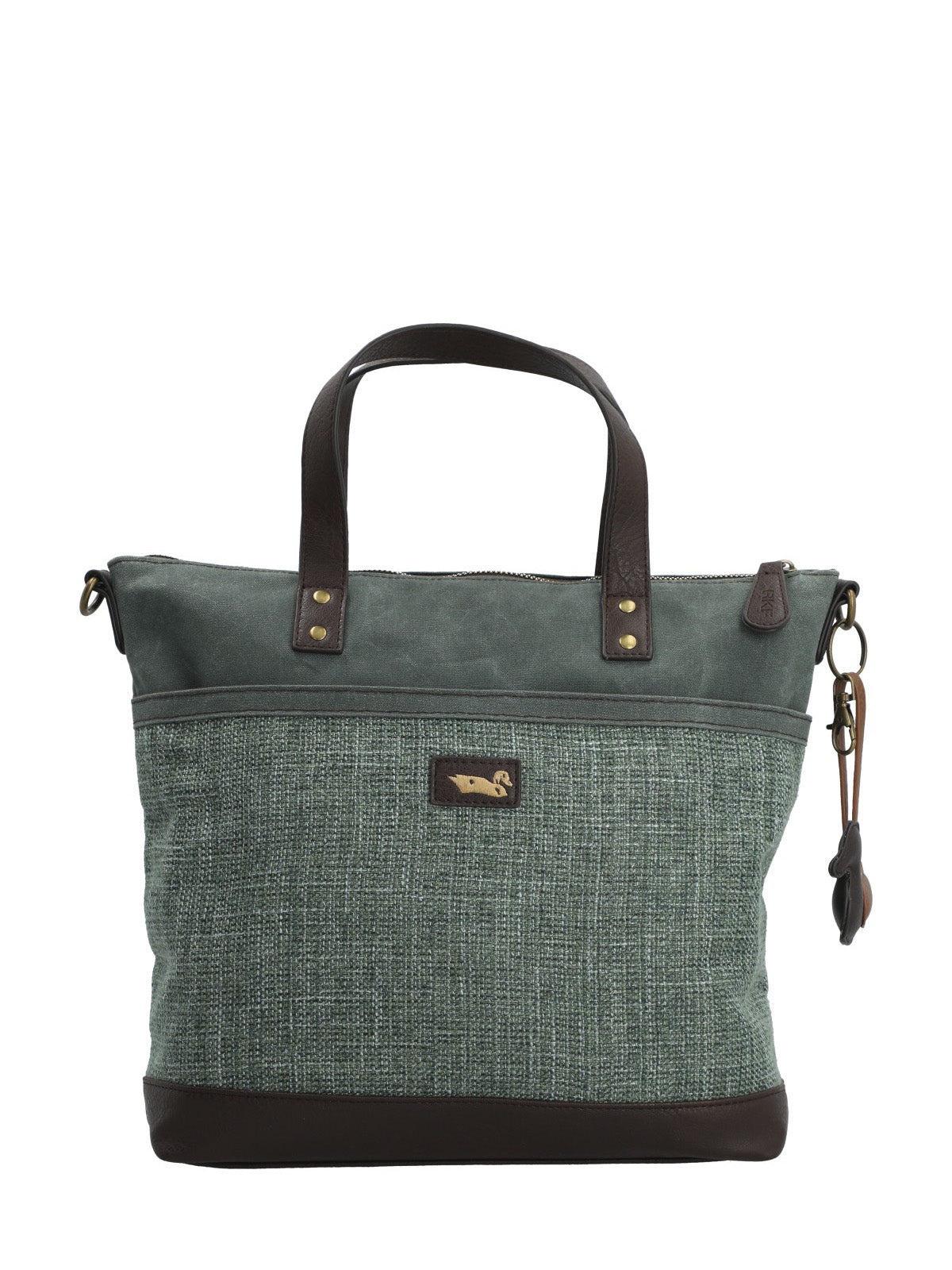 Cartera Textil Mujer Qori Tote Verde Rockford