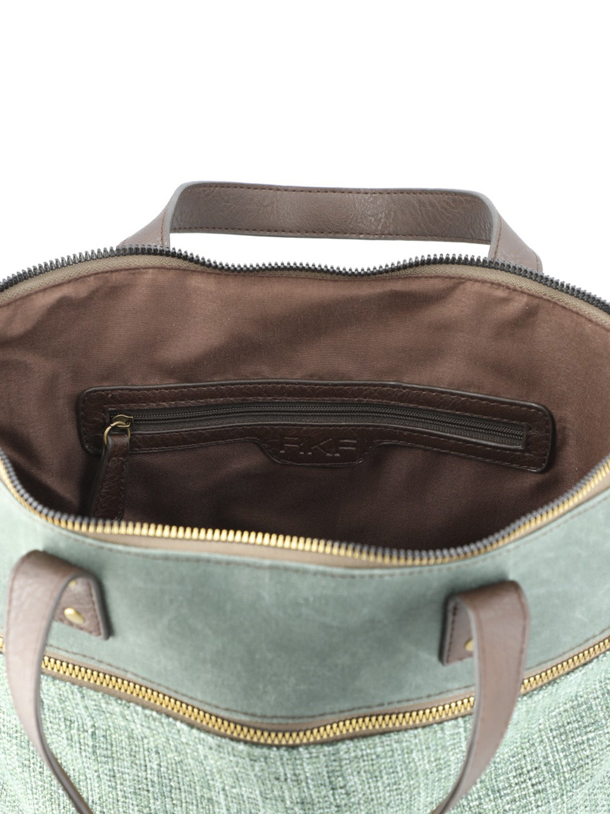 Cartera Textil Mujer Qori Tote Verde Rockford