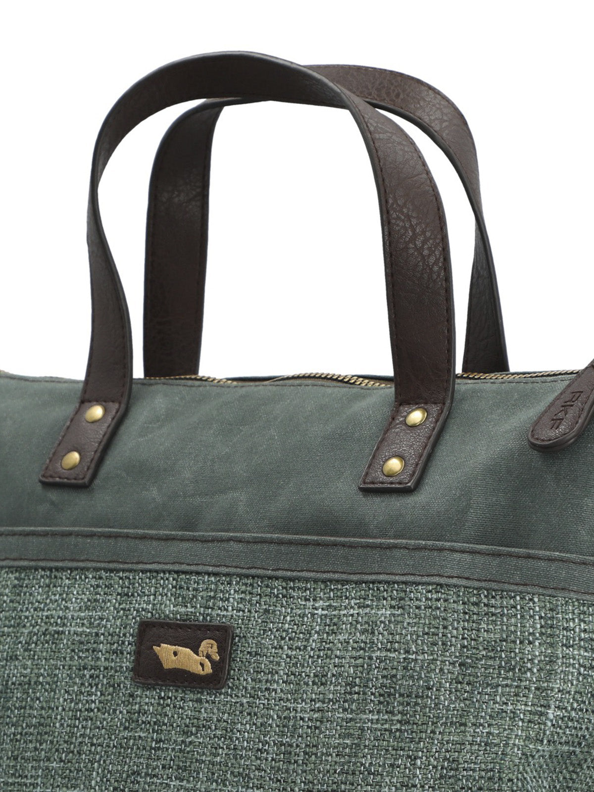 Cartera Textil Mujer Qori Tote Verde Rockford