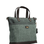 Cartera Textil Mujer Qori Tote Verde Rockford