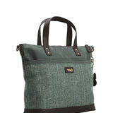 Cartera Textil Mujer Qori Tote Verde Rockford