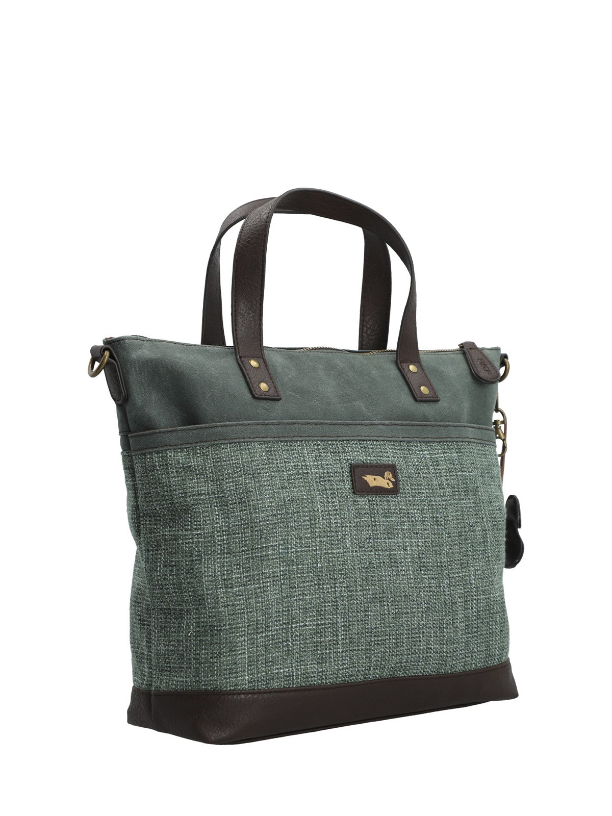 Cartera Textil Mujer Qori Tote Verde Rockford