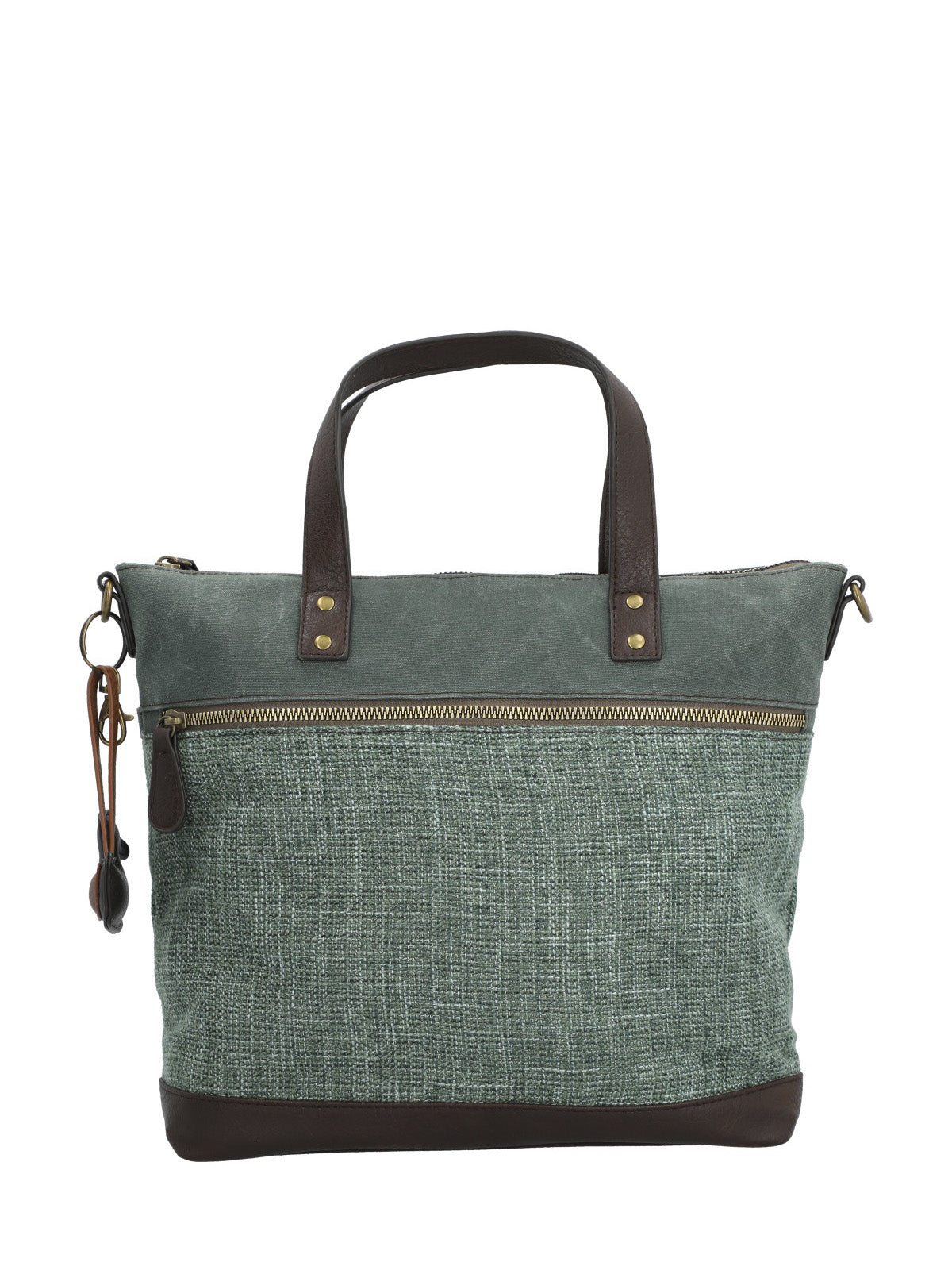 Cartera Textil Mujer Qori Tote Verde Rockford