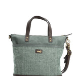 Cartera Textil Mujer Qori Tote Verde Rockford