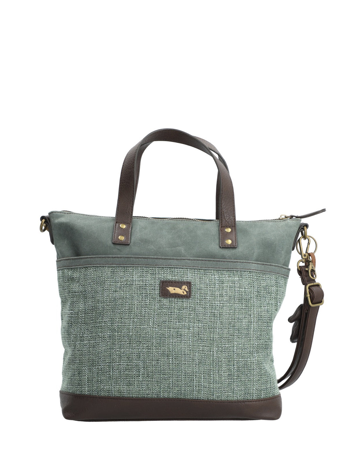 Cartera Textil Mujer Qori Tote Verde Rockford