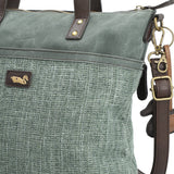 Cartera Textil Mujer Qori Tote Verde Rockford
