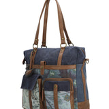 Cartera Textil Mujer Atzi Bag Azul Rockford