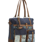Cartera Textil Mujer Atzi Bag Azul Rockford