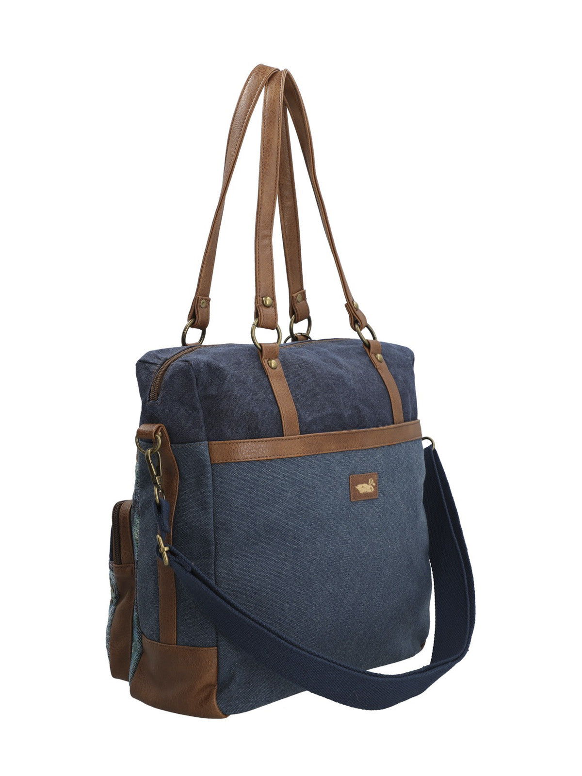 Cartera Textil Mujer Atzi Bag Azul Rockford
