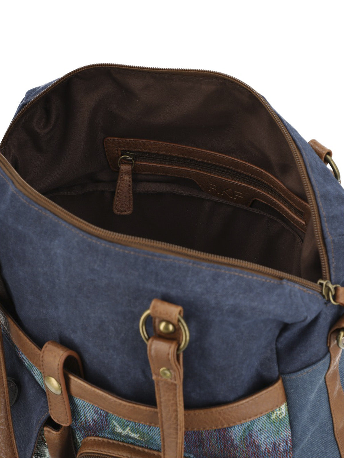 Cartera Textil Mujer Atzi Bag Azul Rockford