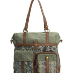Cartera Textil Mujer Atzi Bag Verde Rockford