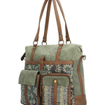 Cartera Textil Mujer Atzi Bag Verde Rockford