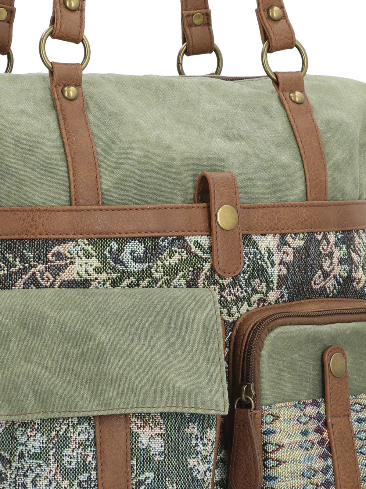 Cartera Textil Mujer Atzi Bag Verde Rockford