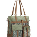 Cartera Textil Mujer Atzi Bag Verde Rockford