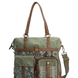 Cartera Textil Mujer Atzi Bag Verde Rockford
