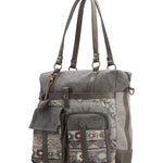 Cartera Textil Mujer Atzi Bag Gris Rockford