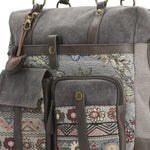 Cartera Textil Mujer Atzi Bag Gris Rockford